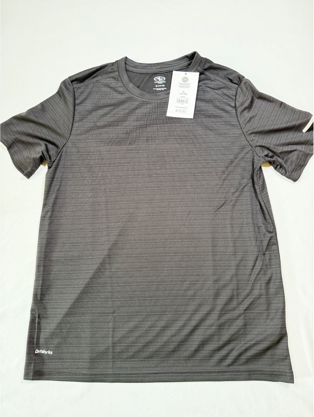 Athletic Works Boy’s XL DriWorks Performance T-Shirts - Black and Camouflage
